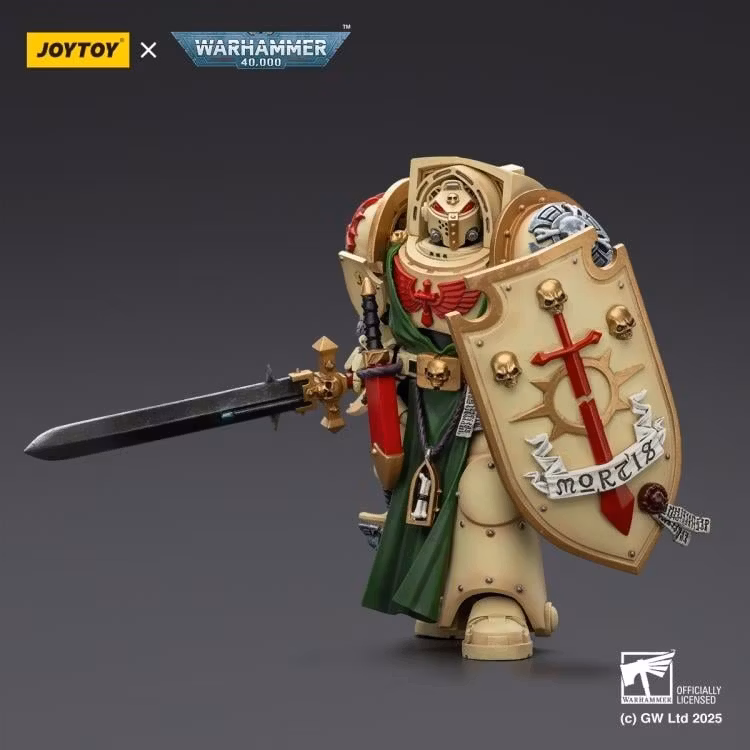 Warhammer 40,000 Dark Angels Deathwing Knight 3 with Power Sword and Storm Shield 1/18 Scale Action Figure