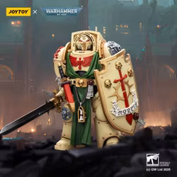 Warhammer 40,000 Dark Angels Deathwing Knight 3 with Power Sword and Storm Shield 1/18 Scale Action Figure
