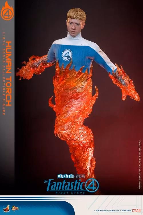 The Fantastic Four: First Steps MMS Johnny Storm "Human Torch" 1/6th Scale Collectible Figure