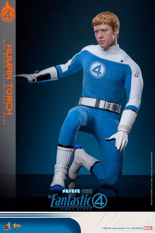 The Fantastic Four: First Steps MMS Johnny Storm "Human Torch" 1/6th Scale Collectible Figure