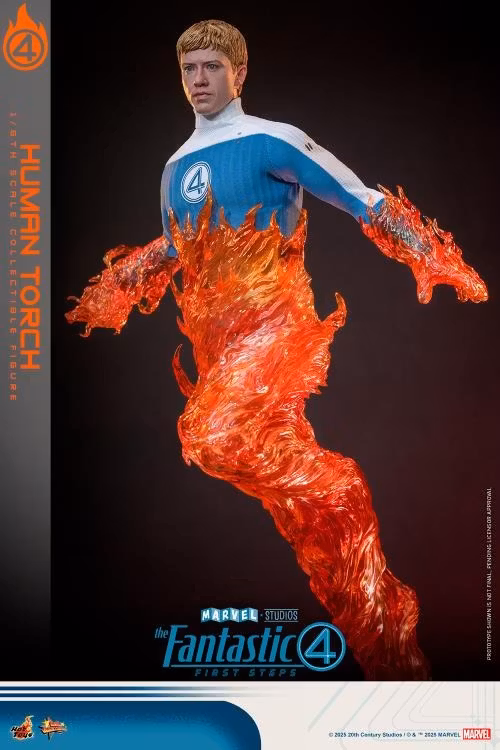 The Fantastic Four: First Steps MMS Johnny Storm "Human Torch" 1/6th Scale Collectible Figure