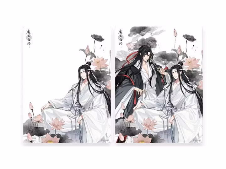 Grandmaster of Demonic Cultivation 3D Lenticular Card Wei Wuxian & Lan Wangji