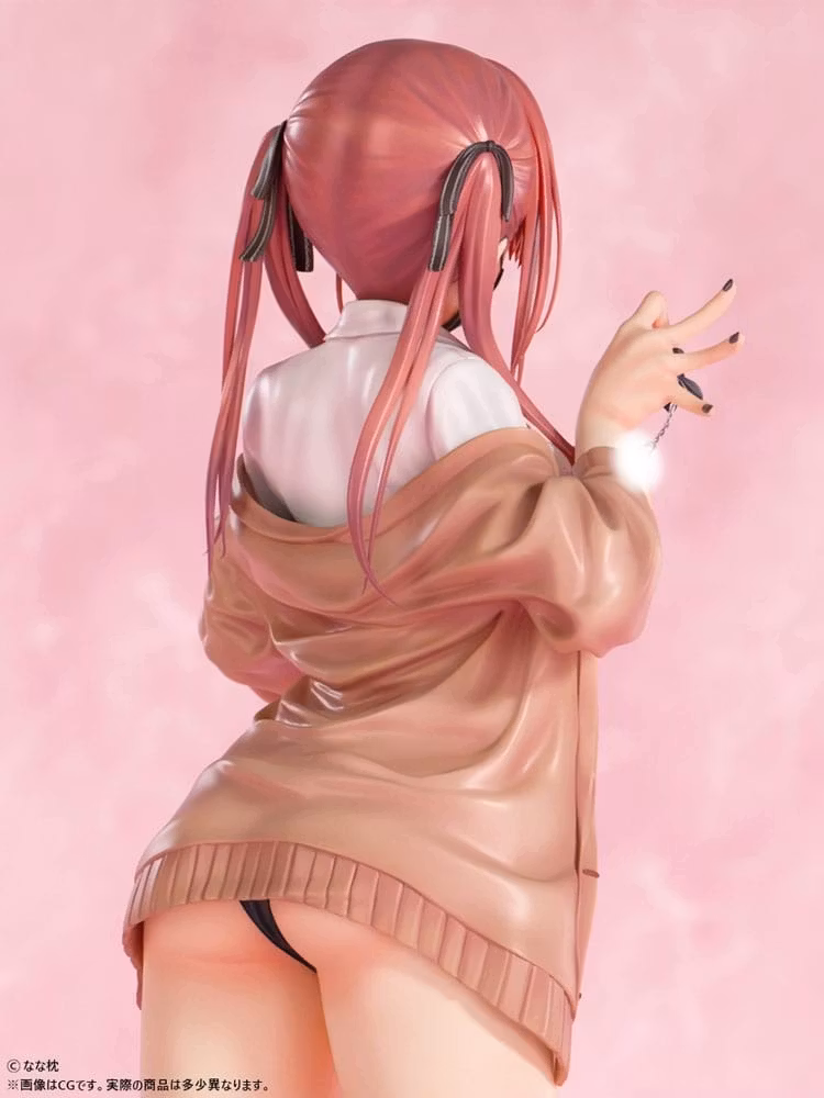 (18+) Nanamakura Illustartion Red-Haired Gyaru-Chan (Mask Ver.) 1/5 Scale Figure