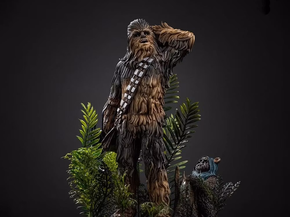Star Wars: Return of the Jedi Chewbacca and Tokkat 1/10 Art Scale Statue