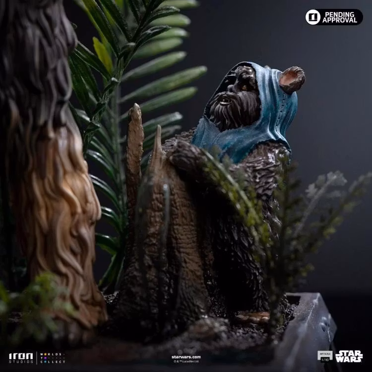Star Wars: Return of the Jedi Chewbacca and Tokkat 1/10 Art Scale Statue