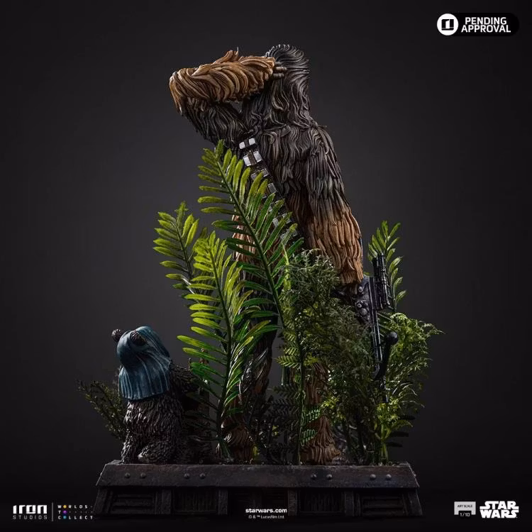 Star Wars: Return of the Jedi Chewbacca and Tokkat 1/10 Art Scale Statue