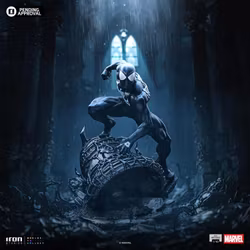 Marvel Comics Battle Diorama Series Spider-Man (Black Suit) 1/10 Art Scale Statue