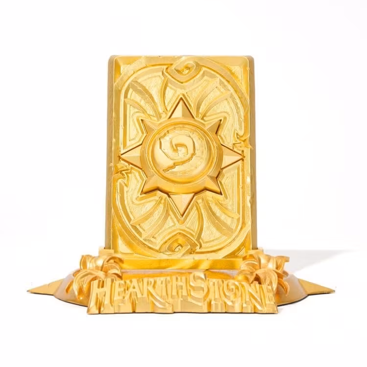 Hearthstone Golden Celebration Card Back Limited Edition Replica