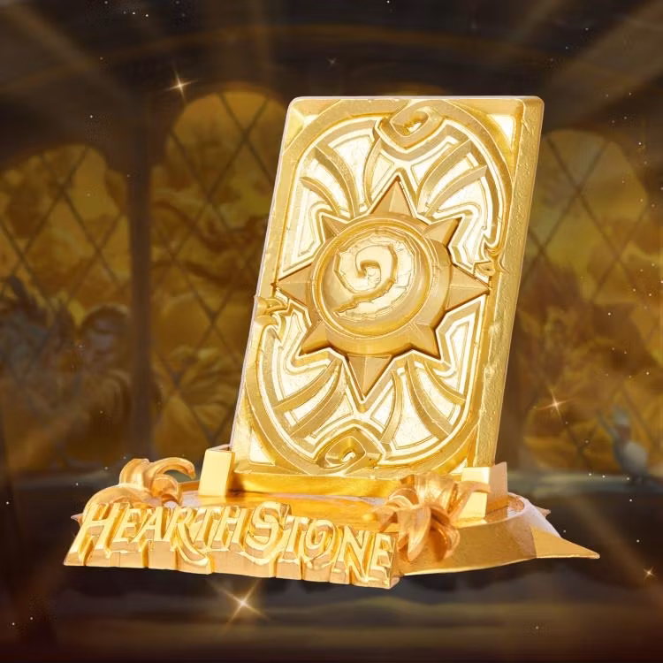 Hearthstone Golden Celebration Card Back Limited Edition Replica