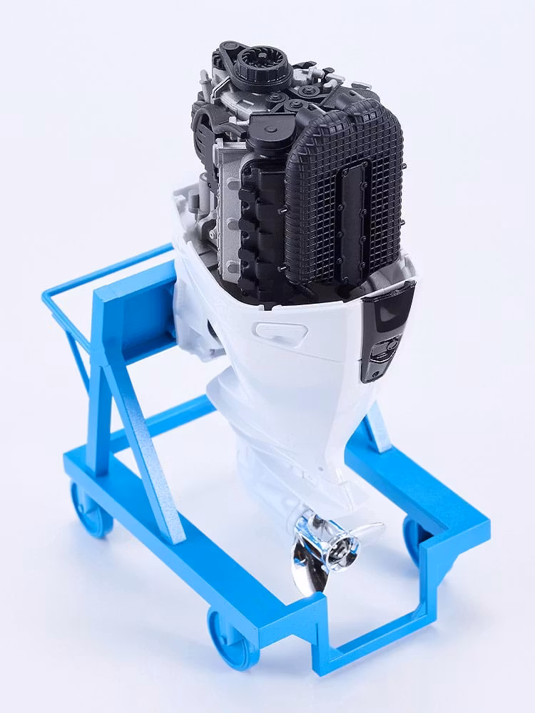 PLAMAX MF-97 minimum factory Minori with Honda BF350 Grand Prix White 1/20 Scale Model Kit