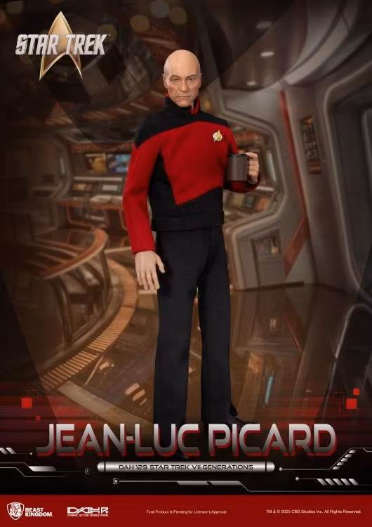 Star Trek VII: Generations Dynamic 8ction Heroes DAH-129P Captain Picard Limited Edition Action Figure