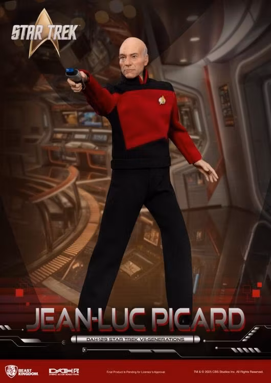 Star Trek VII: Generations Dynamic 8ction Heroes DAH-129P Captain Picard Limited Edition Action Figure