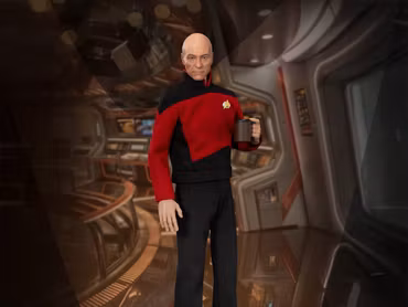 Star Trek VII: Generations Dynamic 8ction Heroes DAH-129P Captain Picard Limited Edition Action Figure