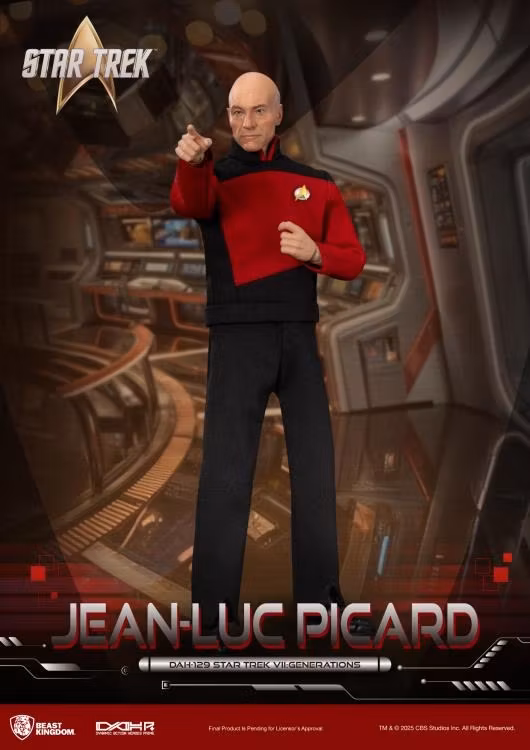 Star Trek VII: Generations Dynamic 8ction Heroes DAH-129P Captain Picard Limited Edition Action Figure