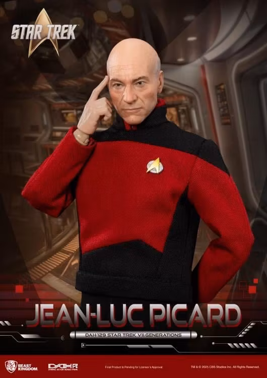 Star Trek VII: Generations Dynamic 8ction Heroes DAH-129P Captain Picard Limited Edition Action Figure