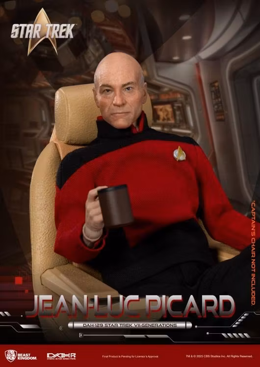 Star Trek VII: Generations Dynamic 8ction Heroes DAH-129P Captain Picard Limited Edition Action Figure