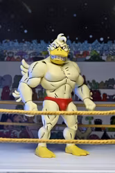 Teenage Mutant Ninja Turtles Adventures Stump Wrestling Ace Duck (Archie Comics) Action Figure