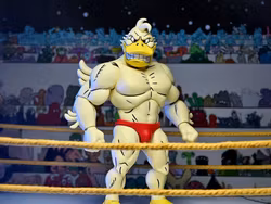 Teenage Mutant Ninja Turtles Adventures Stump Wrestling Ace Duck (Archie Comics) Action Figure