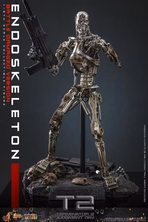 Terminator 2: Judgement Day MMS Endoskeleton (Battle Damaged Ver.) 1/6th Scale Collectible Figure