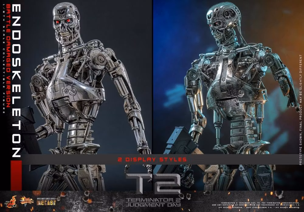Terminator 2: Judgement Day MMS Endoskeleton (Battle Damaged Ver.) 1/6th Scale Collectible Figure