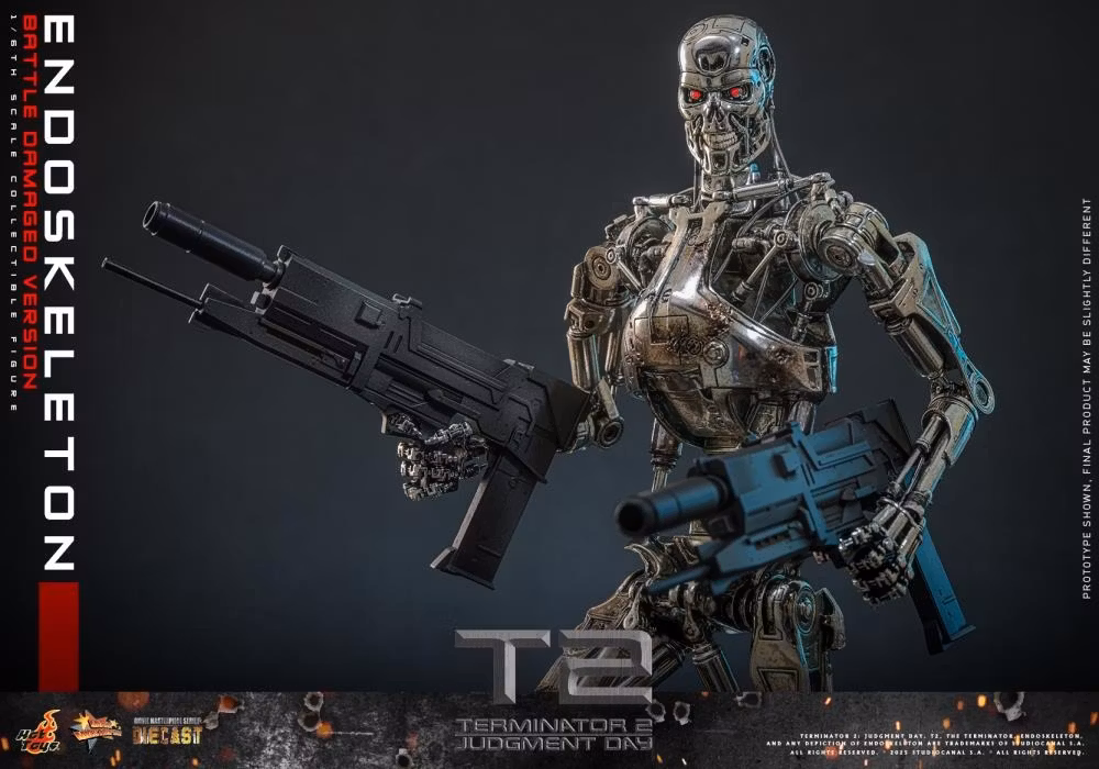 Terminator 2: Judgement Day MMS Endoskeleton (Battle Damaged Ver.) 1/6th Scale Collectible Figure
