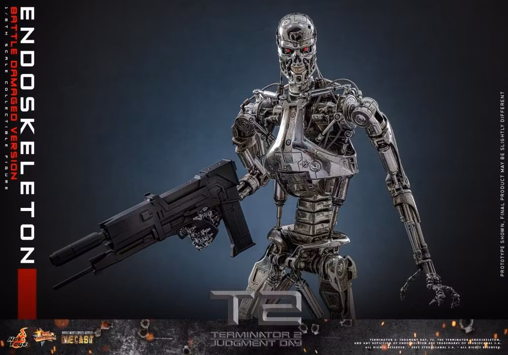 Terminator 2: Judgement Day MMS Endoskeleton (Battle Damaged Ver.) 1/6th Scale Collectible Figure