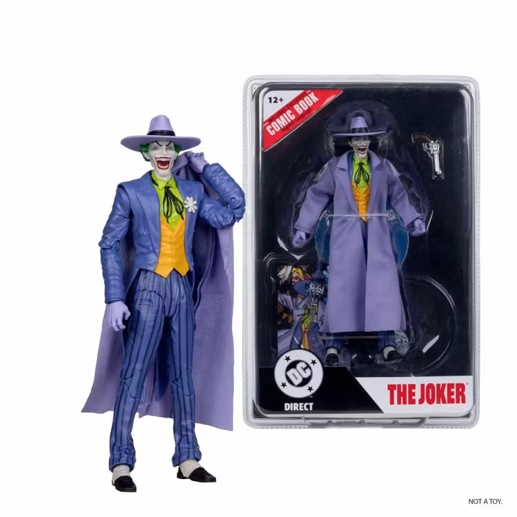 Crisis on Infinite Earths DC Page Punchers The Joker 7" Action Figure with Comic