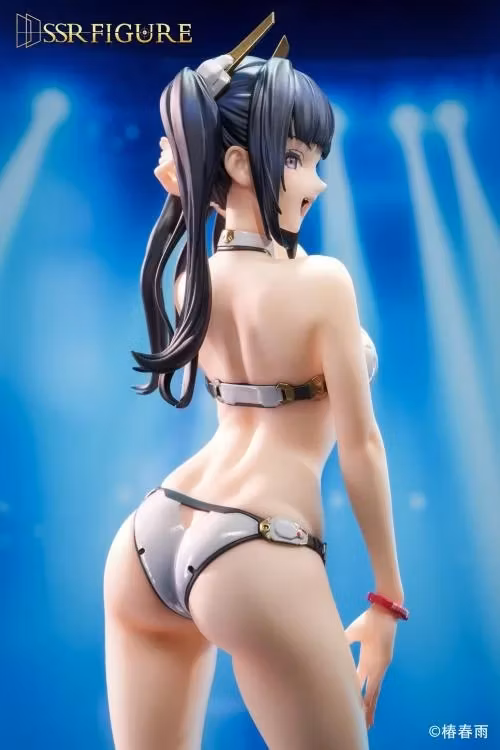 Tsubaki Harusame Illustration SSR Figure Hardshell Swimwear Girls Hakuyou Maruko 1/6 Scale Figure