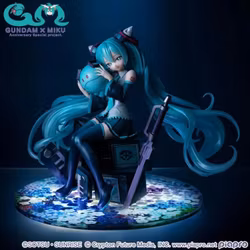Mobile Suit Gundam 45th Anniversary x Hatsune Miku Lucrea Hatsune Miku x 00 Gundam Figure