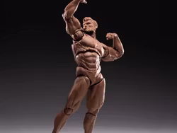 Morfig 1/12 Scale Blank Male Body (Black)