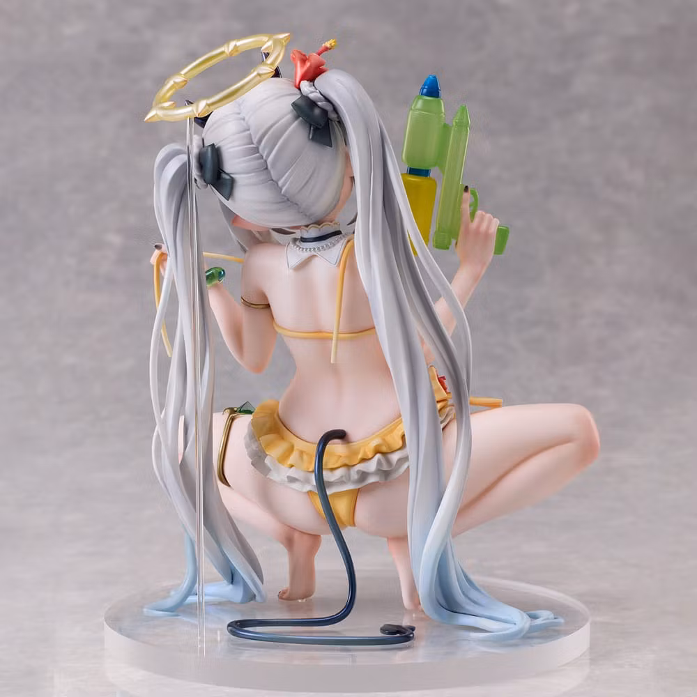 (18+) Chihiro Illustartion Silver-Haired Girl 1/6 Scale Figure