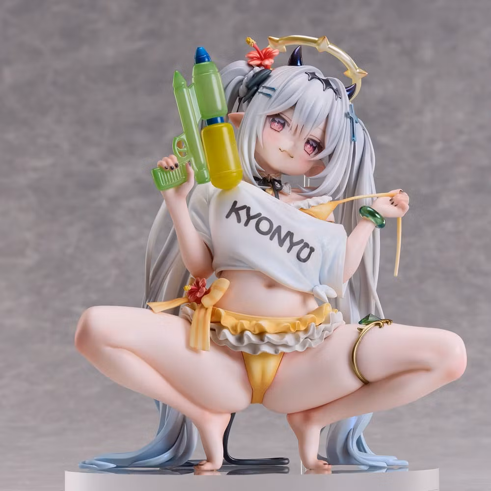 (18+) Chihiro Illustartion Silver-Haired Girl 1/6 Scale Figure