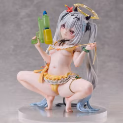 (18+) Chihiro Illustartion Silver-Haired Girl 1/6 Scale Figure
