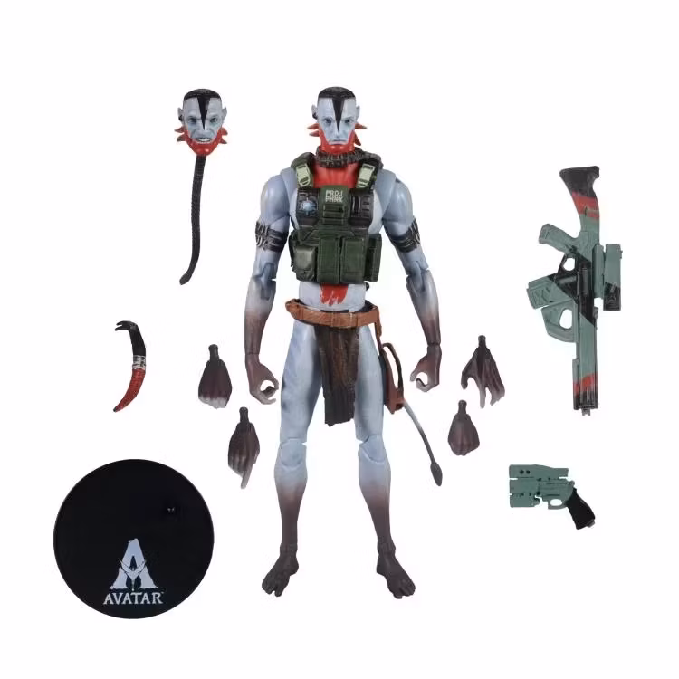 Avatar: Fire and Ash Recom Quaritch (Ash Warrior) Action Figure