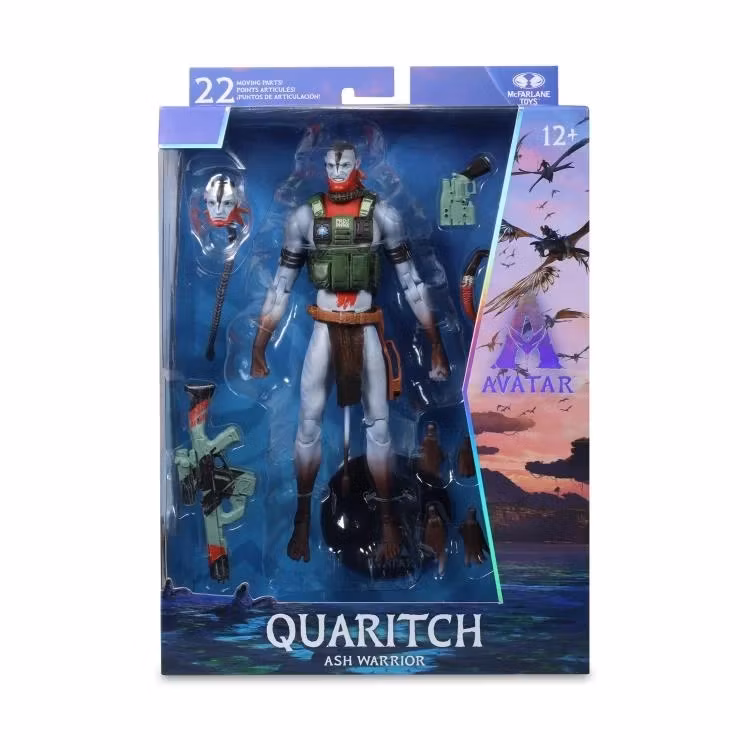 Avatar: Fire and Ash Recom Quaritch (Ash Warrior) Action Figure