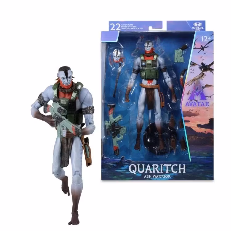 Avatar: Fire and Ash Recom Quaritch (Ash Warrior) Action Figure