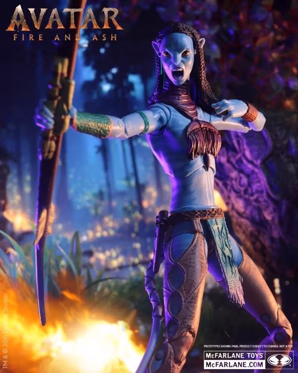 Avatar: Fire and Ash Neytiri (Omatikaya Warrior) Action Figure