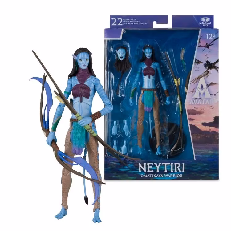 Avatar: Fire and Ash Neytiri (Omatikaya Warrior) Action Figure