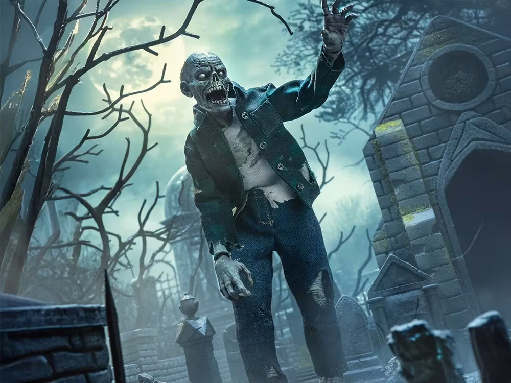 Graveyard Zombies Worker (Male) Zombie Action Figure