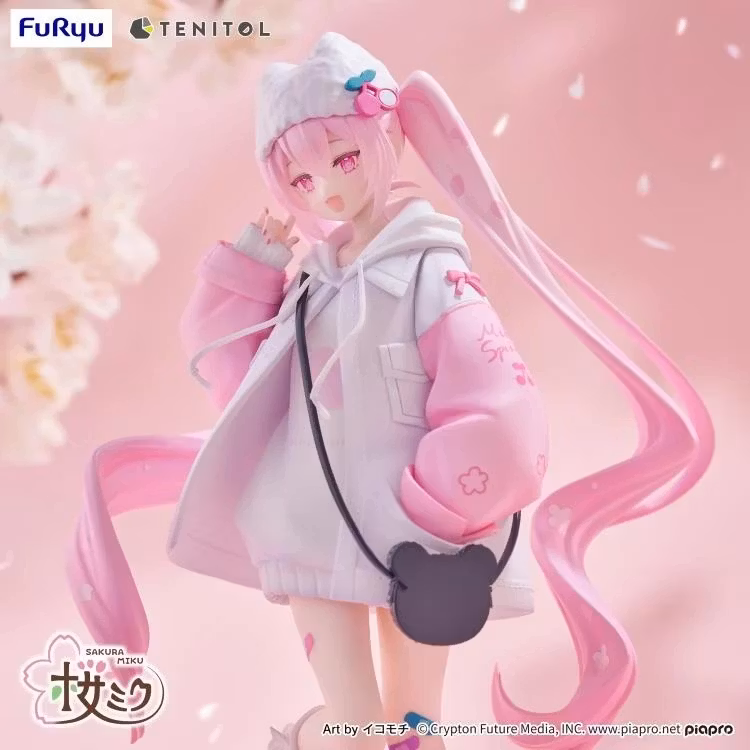 Vocaloid Tenitol Petit Sakura Miku (Cool Style) Figure