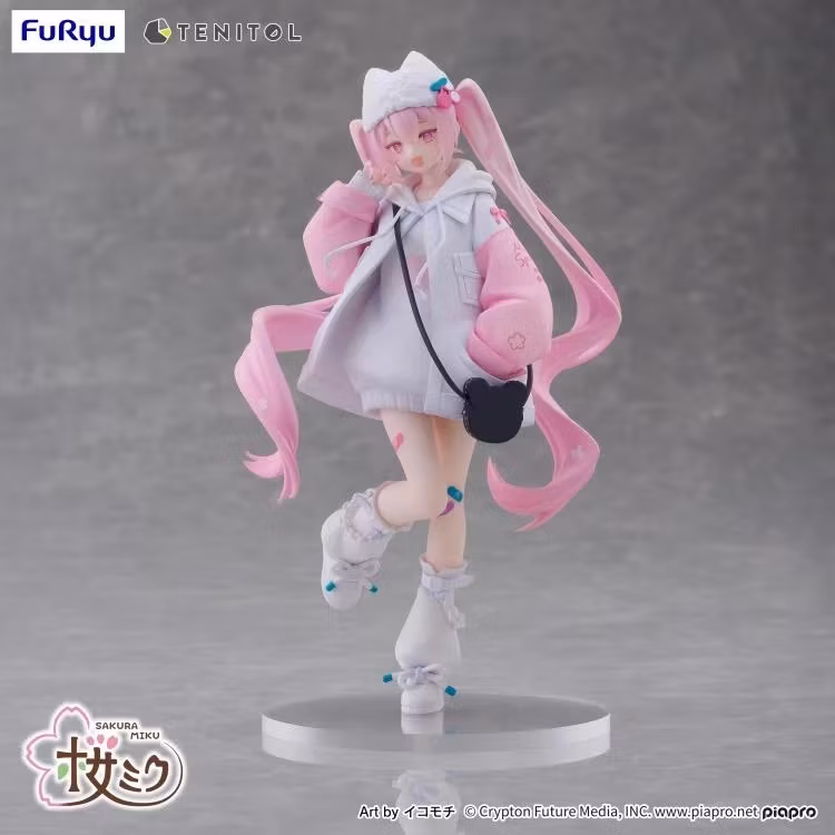 Vocaloid Tenitol Petit Sakura Miku (Cool Style) Figure