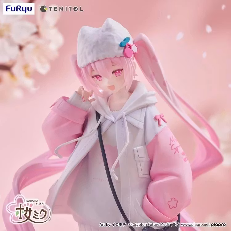Vocaloid Tenitol Petit Sakura Miku (Cool Style) Figure