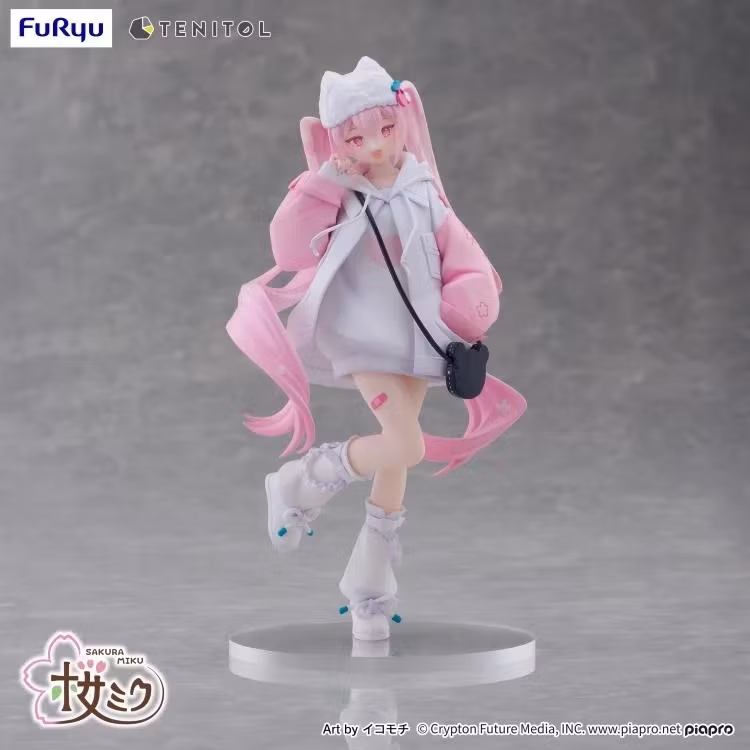 Vocaloid Tenitol Petit Sakura Miku (Cool Style) Figure