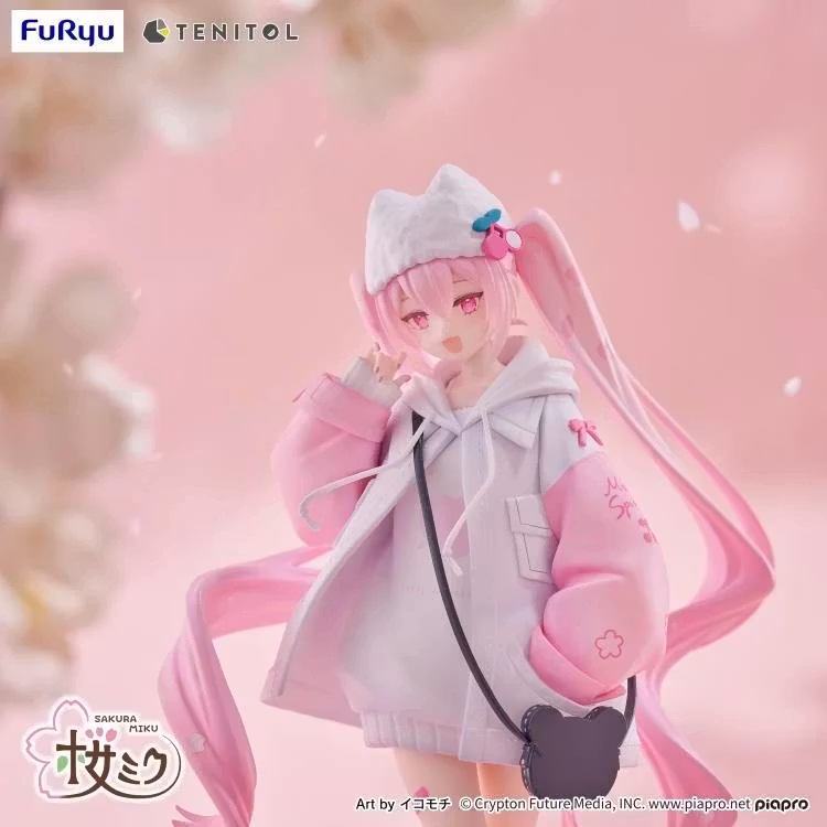 Vocaloid Tenitol Petit Sakura Miku (Cool Style) Figure