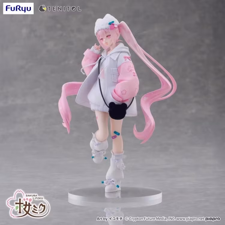 Vocaloid Tenitol Petit Sakura Miku (Cool Style) Figure