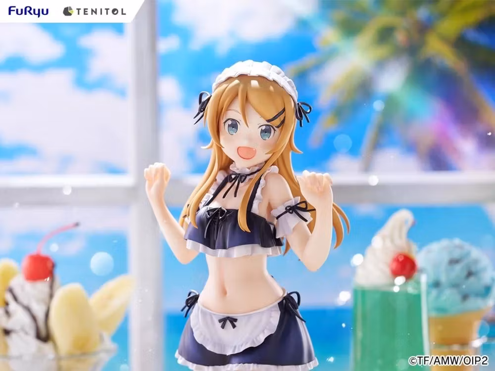 Oreimo Tenitol Tall Kirino Kousaka (Swimsuit Maid Ver.) Figure