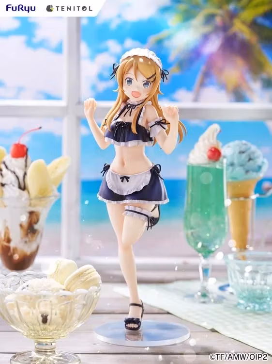 Oreimo Tenitol Tall Kirino Kousaka (Swimsuit Maid Ver.) Figure