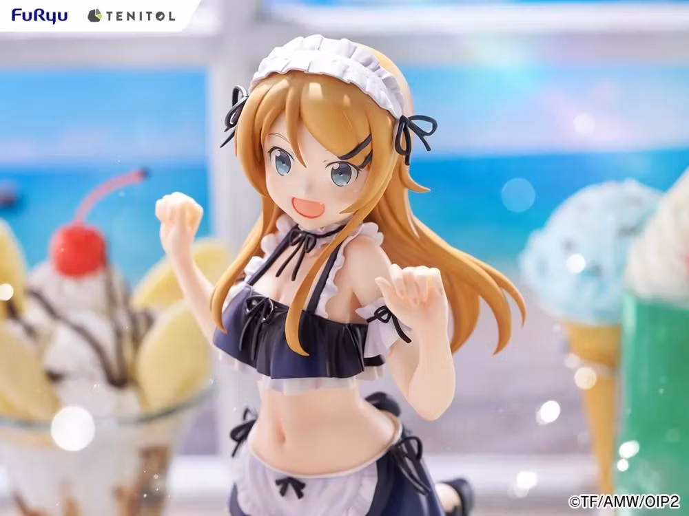 Oreimo Tenitol Tall Kirino Kousaka (Swimsuit Maid Ver.) Figure