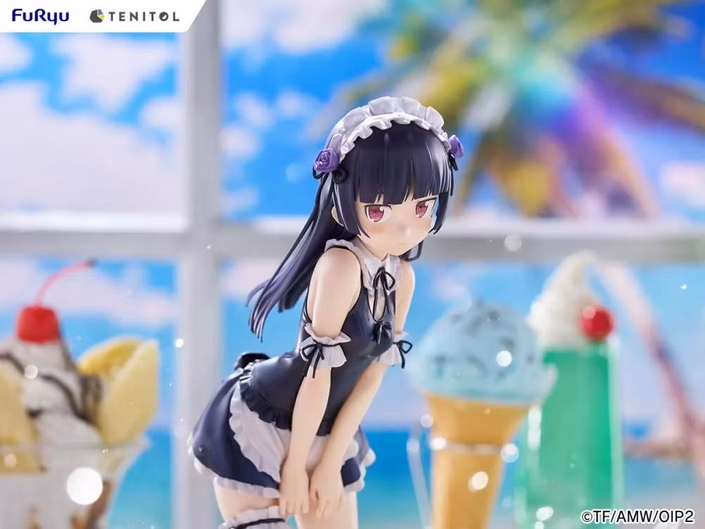 Oreimo Tenitol Tall Kuroneko (Swimsuit Maid Ver.) Figure