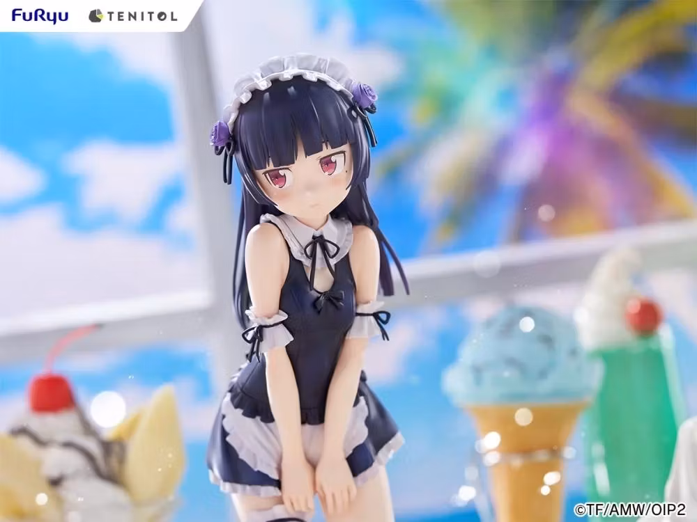 Oreimo Tenitol Tall Kuroneko (Swimsuit Maid Ver.) Figure